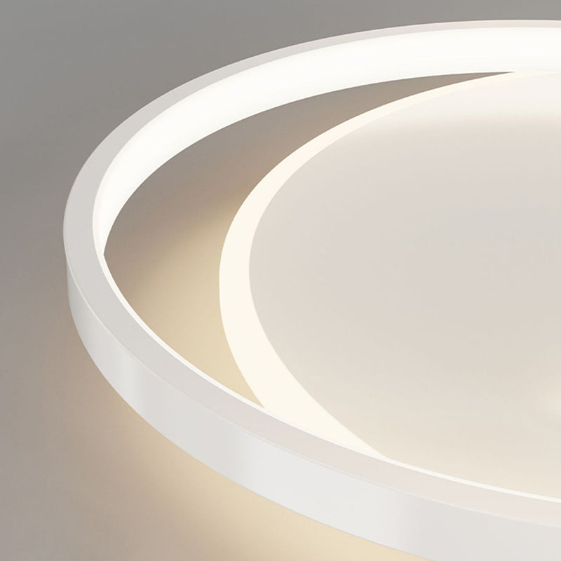 Plafonnier LED en silicone empilé carré rectangulaire rond créatif contemporain pour chambre à coucher 