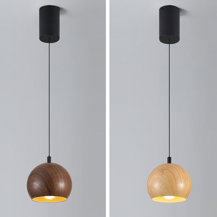 Moderne minimalistische Kegel-Zylinder-Kugel-Sektor hebbare Stoff-Massivholz-Eisen 1-Licht Pendelleuchte für Wohnzimmer 