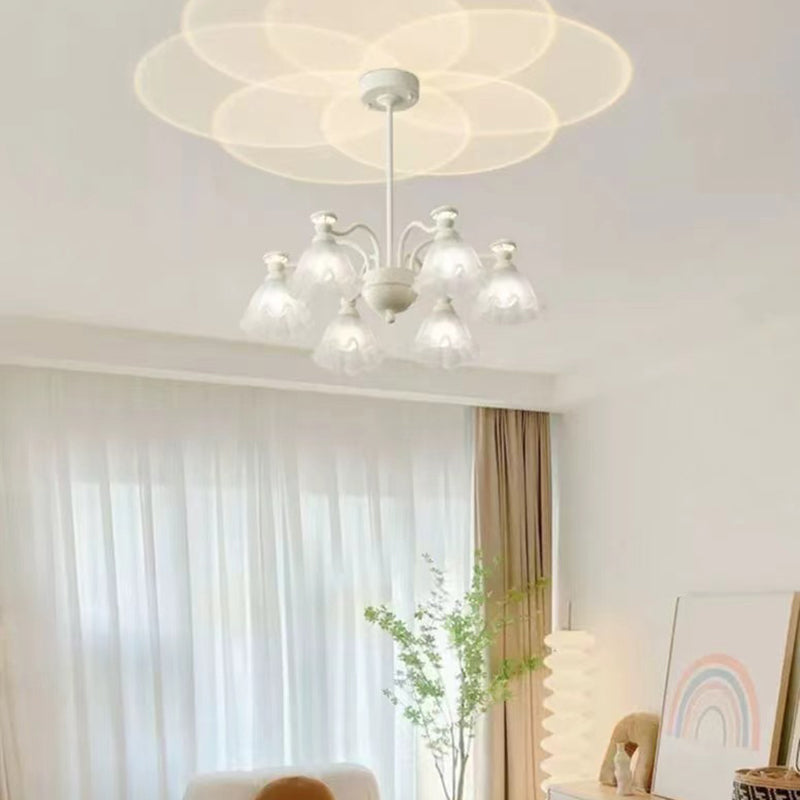 Traditioneller französischer Blumenrunder gebogener Ast 4/6/8 Licht Kronleuchter für Wohnzimmer 