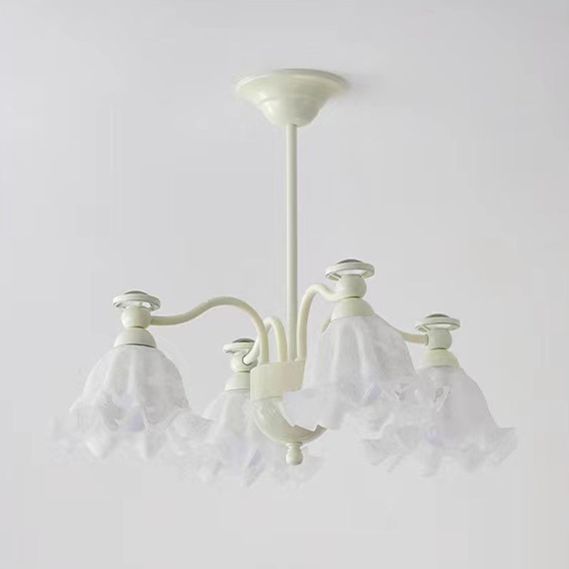 Traditioneller französischer Blumenrunder gebogener Ast 4/6/8 Licht Kronleuchter für Wohnzimmer 