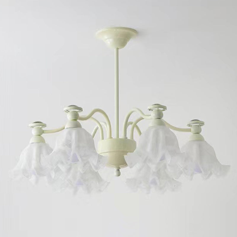 Traditioneller französischer Blumenrunder gebogener Ast 4/6/8 Licht Kronleuchter für Wohnzimmer 