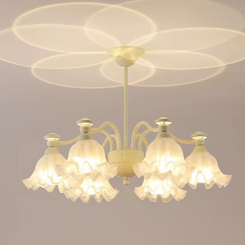 Traditioneller französischer Blumenrunder gebogener Ast 4/6/8 Licht Kronleuchter für Wohnzimmer 