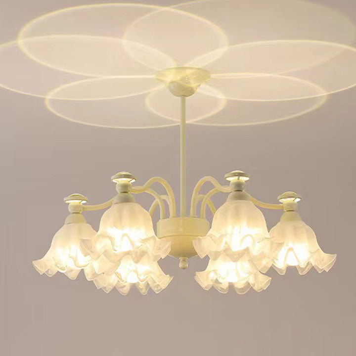 Traditioneller französischer Blumenrunder gebogener Ast 4/6/8 Licht Kronleuchter für Wohnzimmer 