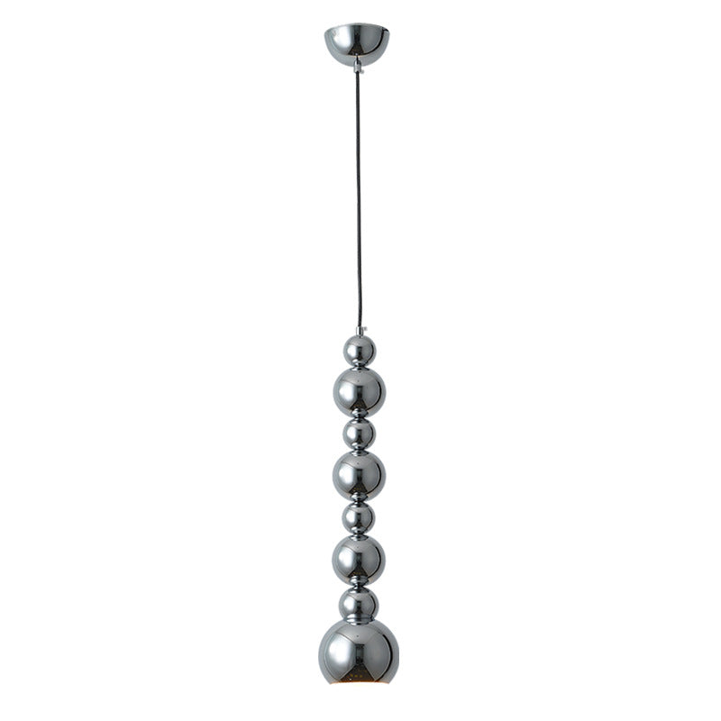 Lustre suspendu à 1 lumière en forme de gourde créative contemporaine pour salon 
