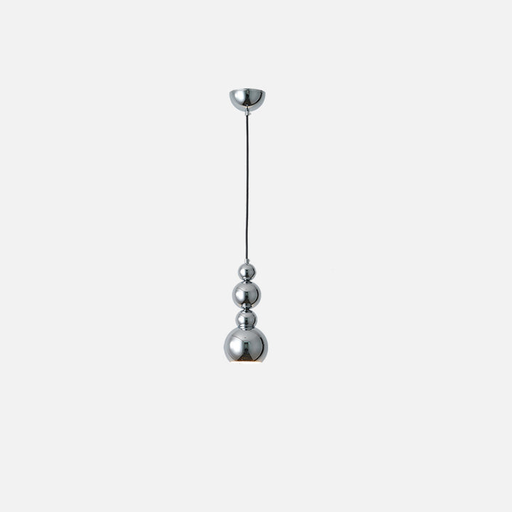 Lustre suspendu à 1 lumière en forme de gourde créative contemporaine pour salon 