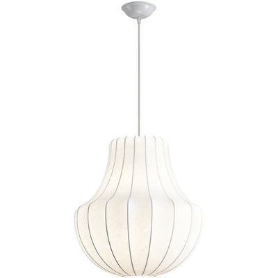 Contemporary Scandinavian Pear Diamond Round Faux Silk Iron 3/4 Light Chandelier For Living Room