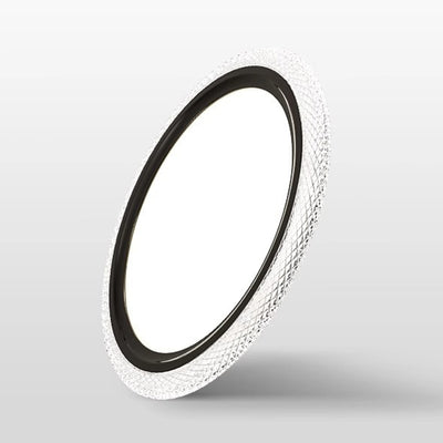 Modern Simplicity Round Ring Acrylic Aluminum LED Flush Mount Ceiling Light For Living Room