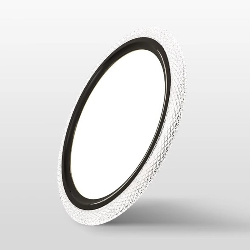 Modern Simplicity Round Ring Acrylic Aluminum LED Flush Mount Ceiling Light For Living Room