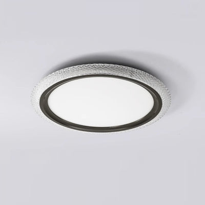 Modern Simplicity Round Ring Acrylic Aluminum LED Flush Mount Ceiling Light For Living Room