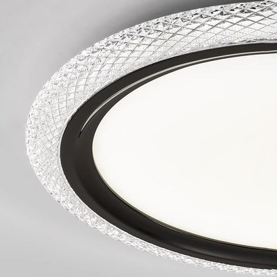 Modern Simplicity Round Ring Acrylic Aluminum LED Flush Mount Ceiling Light For Living Room