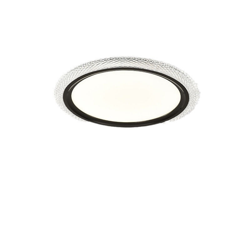 Modern Simplicity Round Ring Acrylic Aluminum LED Flush Mount Ceiling Light For Living Room