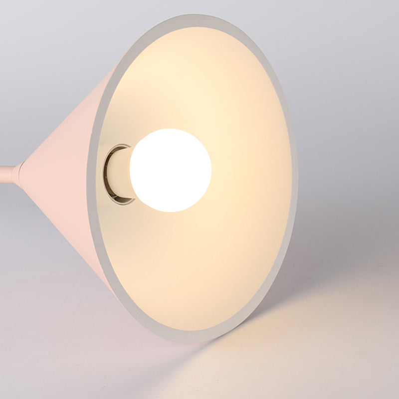 Contemporary Scandinavian Cone Marshmallow Round Resin Hardware 1-Light Pendant Light For Living Room