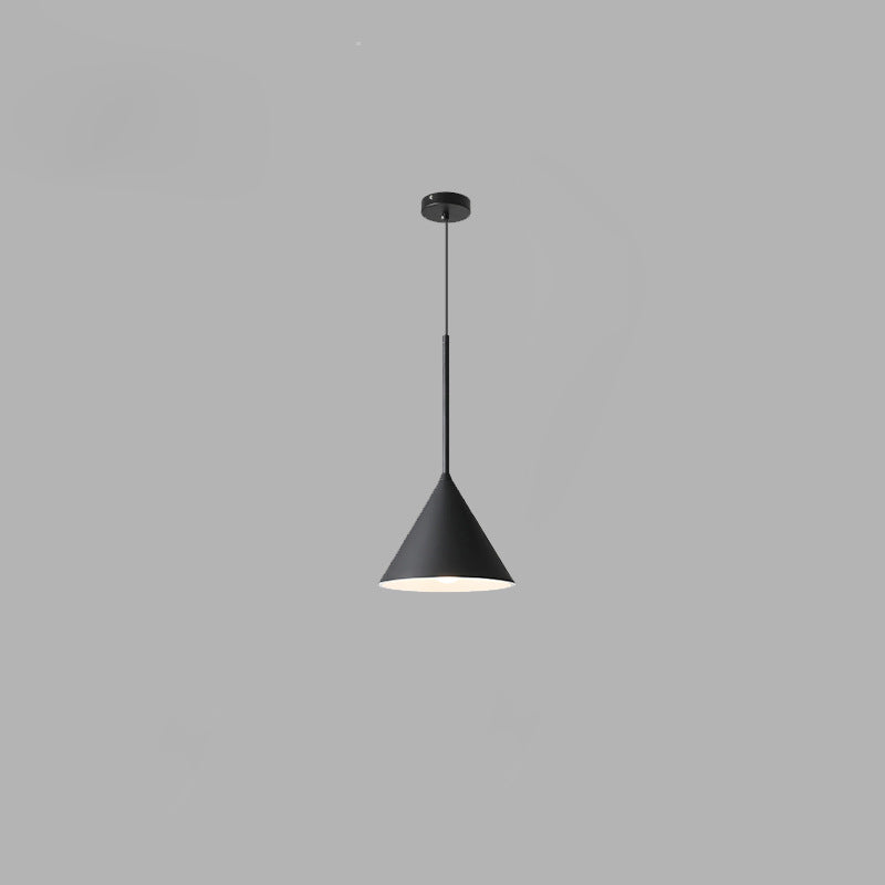 Contemporary Scandinavian Cone Marshmallow Round Resin Hardware 1-Light Pendant Light For Living Room