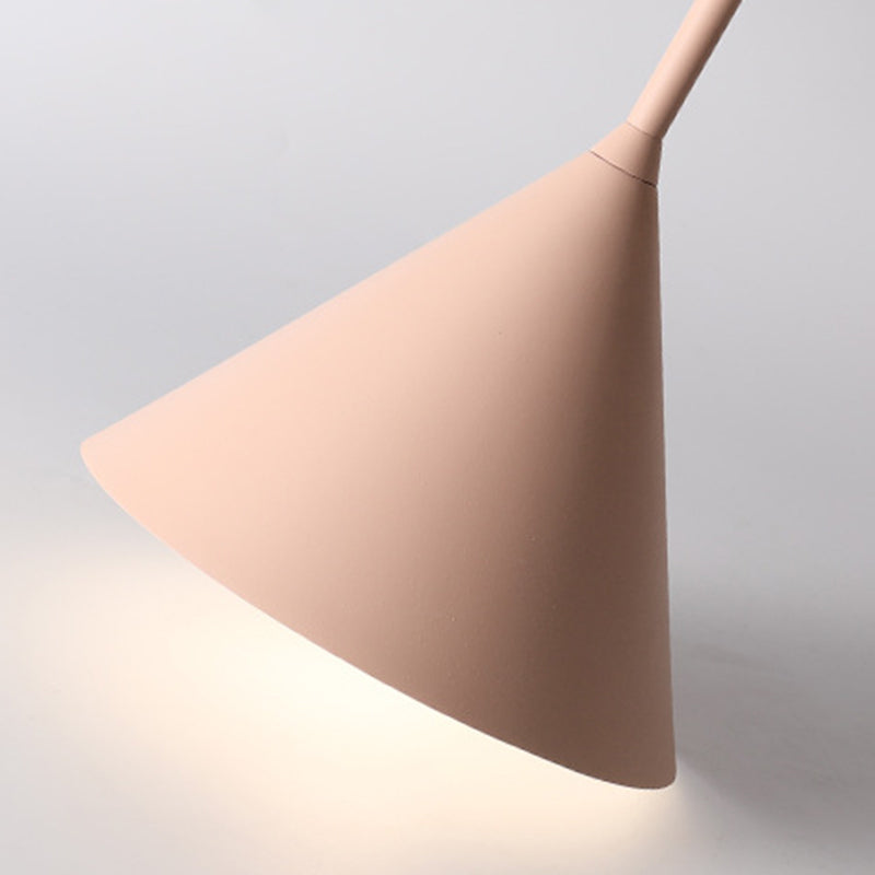 Contemporary Scandinavian Cone Marshmallow Round Resin Hardware 1-Light Pendant Light For Living Room