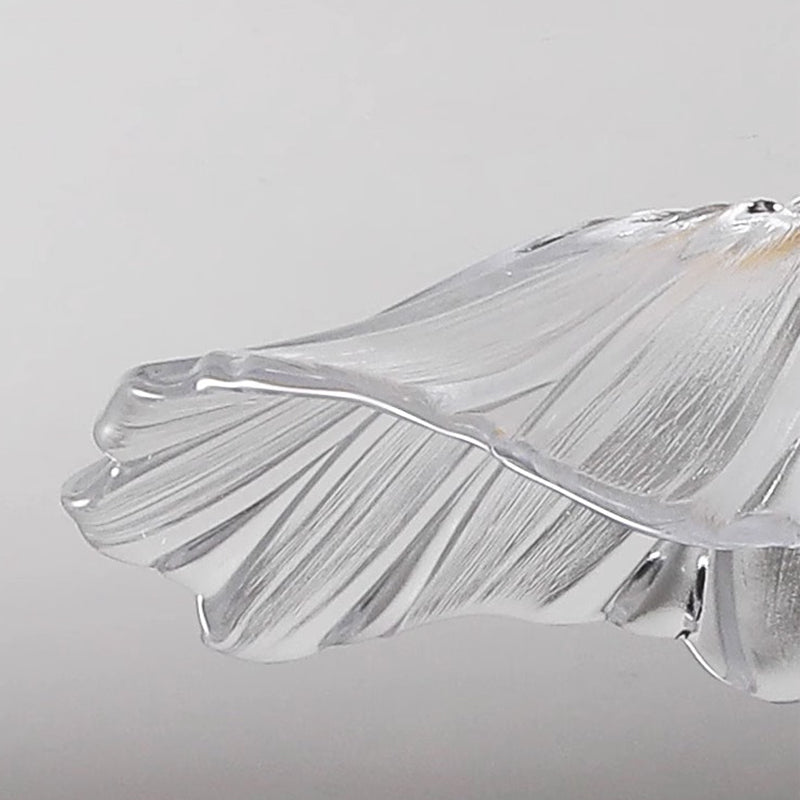 Traditioneller französischer floraler gebogener Glas-Eisen 3/6-Licht-Kronleuchter für das Wohnzimmer 