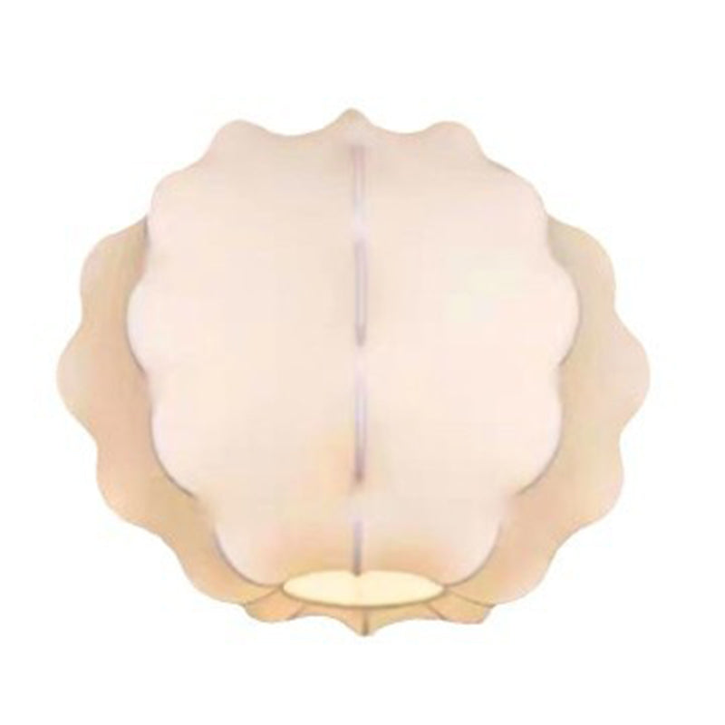 Contemporain Scandinave Bulles Vagues Rondes Soie Fer 1/3 Lumières Lustre Pour Salon 