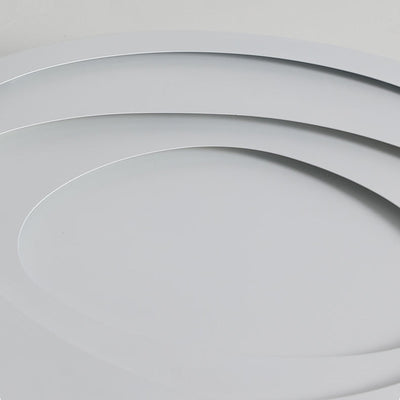 Lumière de plafond LED en acrylique et fer avec motif de triangle rose crème modern pour salon 