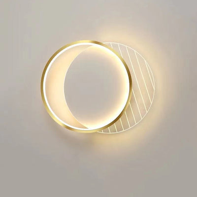 Modern Minimalist Round Square Stacking Acrylic Iron LED Flush Mount Ceiling Light For Living Room