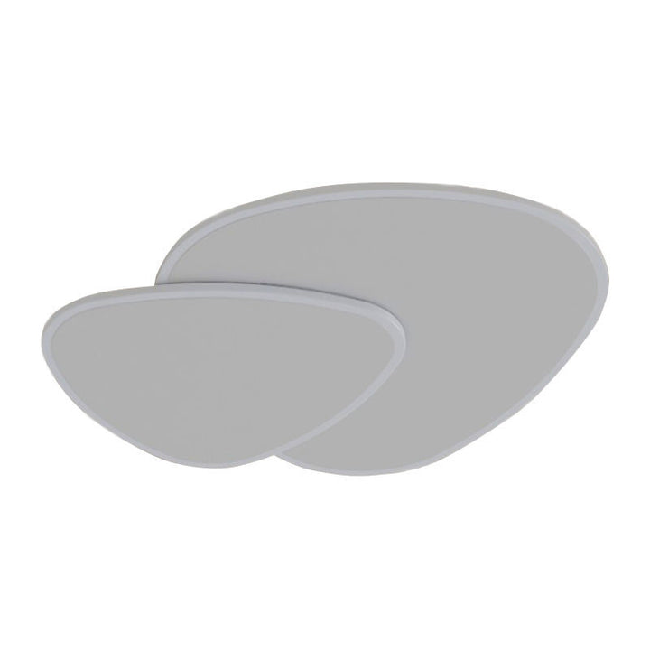 Plafonnier LED en acrylique et fer empilé carré triangulaire minimaliste moderne pour salon 