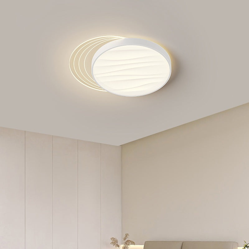 Modern Minimalist Rectangle Square Round Triangle Acrylic Iron LED Flush Mount Ceiling Light For Living Room