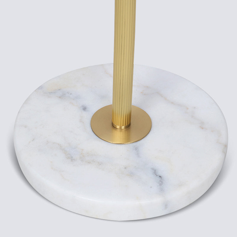 Lampe de sol traditionnelle de luxe en cuivre et laiton avec pendentif couronne en cristal à 3 lumières pour chambre 