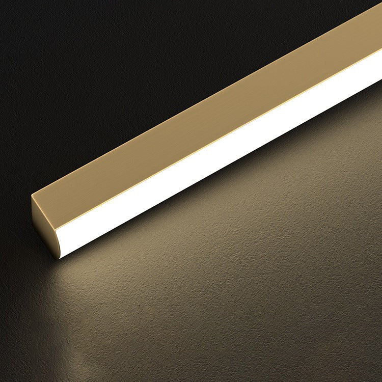 Modern Minimalist Copper Silicone Line Wave Circle LED Wall Sconce Lamp For Hallway