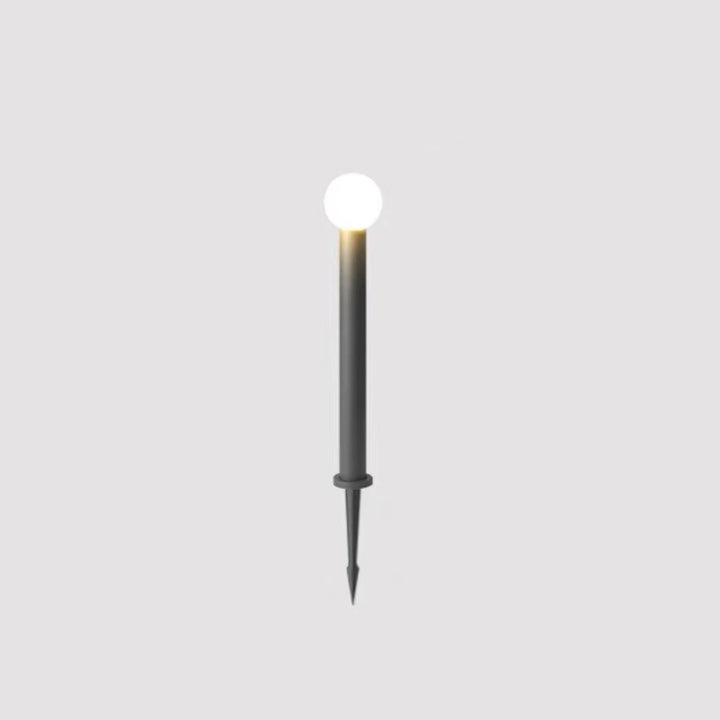 Éclairage Paysager LED en Aluminium PC Cylindrique Étanche à la Simplicité Moderne pour Jardin 