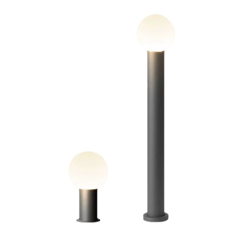 Éclairage Paysager LED en Aluminium PC Cylindrique Étanche à la Simplicité Moderne pour Jardin 