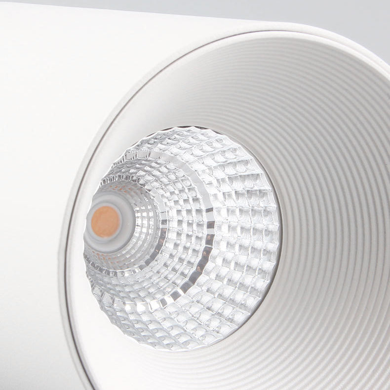 Modern Minimalist Aluminium Cylinder LED Flush Mount Ceiling Light For Hallway