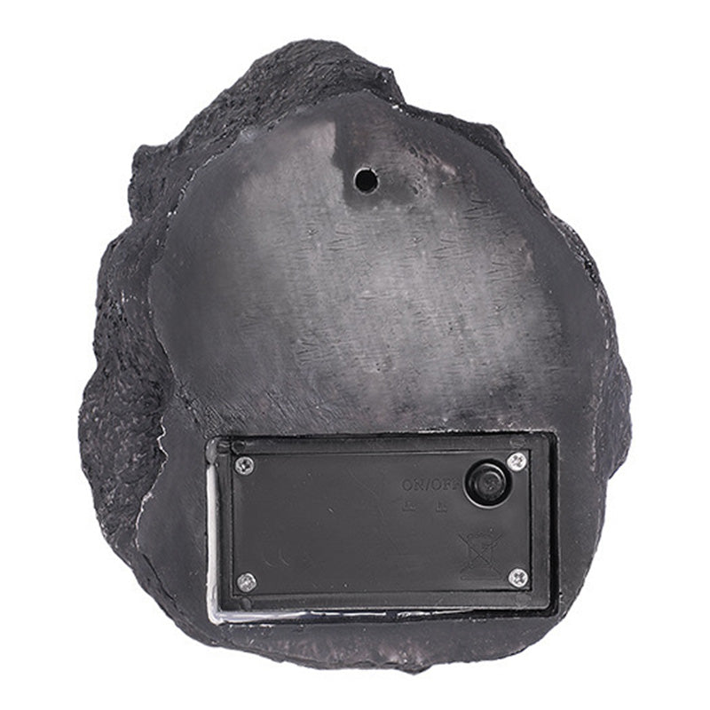 Modern Art Deco Solar Waterproof Resin Plastic Simulated Stone LED Landscape Lighting Outdoor Light For Garden