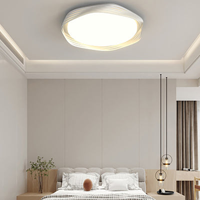 Zeitgenössische nordische Eisen Acryl rechteckige quadratische runde Streifen LED Unterputz Deckenleuchte für Wohnzimmer 