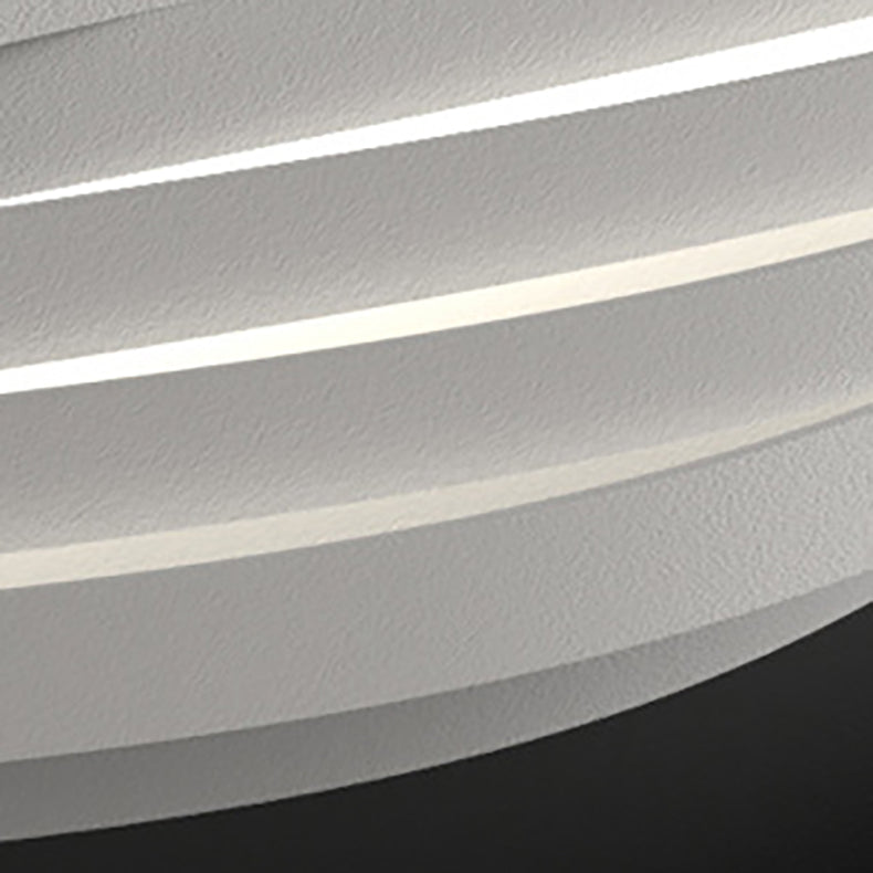 Zeitgenössische nordische Eisen Acryl rechteckige quadratische runde Streifen LED Unterputz Deckenleuchte für Wohnzimmer 