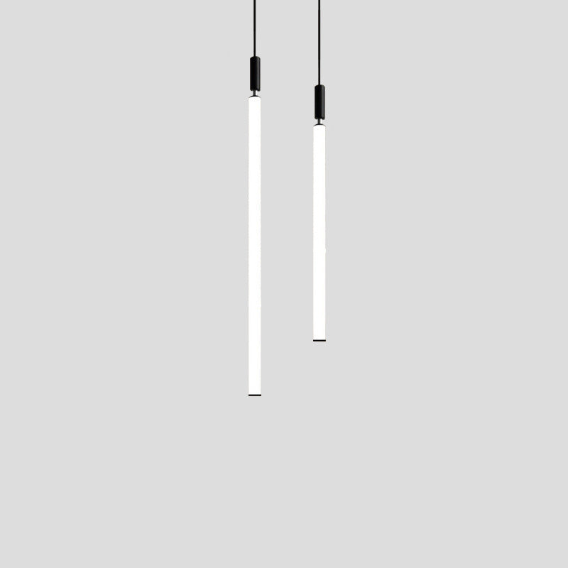 Suspension LED à bande en acrylique et aluminium moderne minimaliste pour chevet 