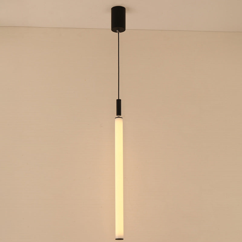 Suspension LED à bande en acrylique et aluminium moderne minimaliste pour chevet 