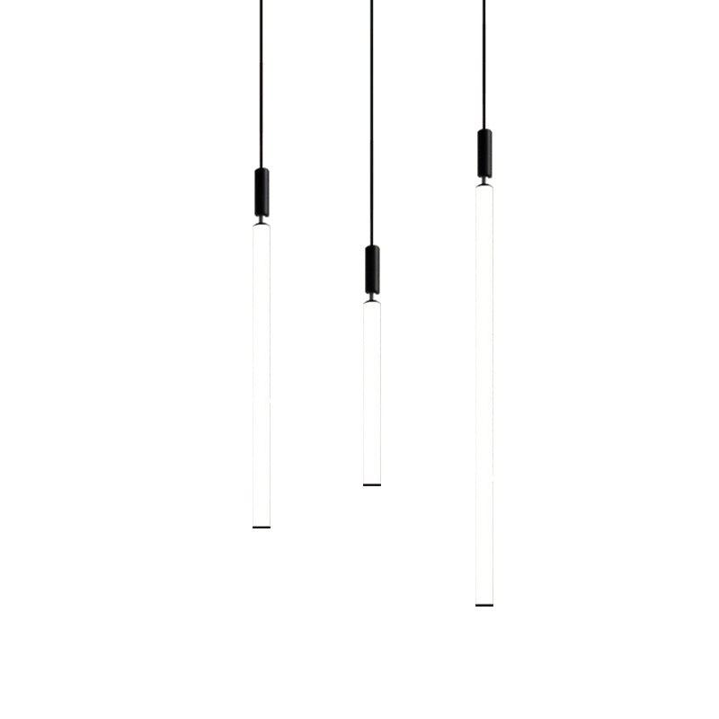 Suspension LED à bande en acrylique et aluminium moderne minimaliste pour chevet 