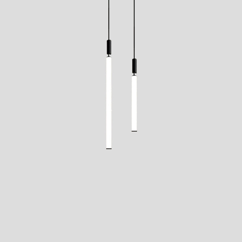 Suspension LED à bande en acrylique et aluminium moderne minimaliste pour chevet 