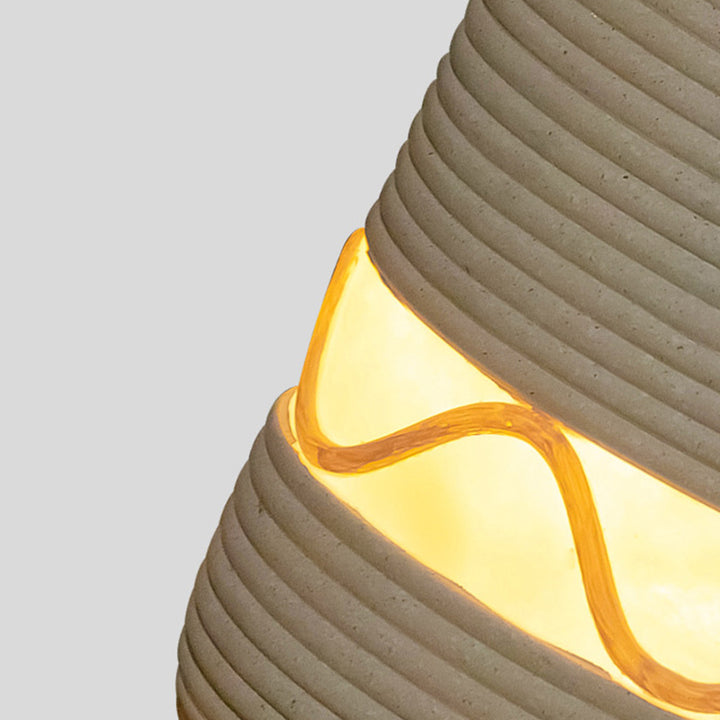 Éclairage paysager extérieur à LED en cylindre de résine solaire étanche traditionnel japonais pour jardin 