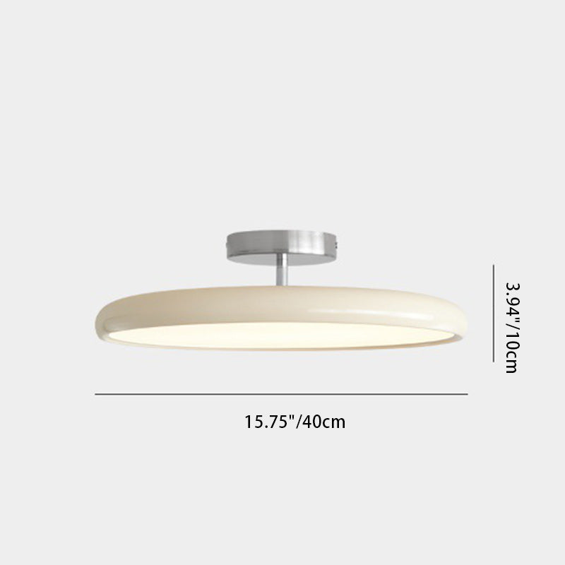 Moderne minimalistische Eisen Acryl Runde verstellbare LED Semi-Flush Mount Deckenleuchte für Schlafzimmer 