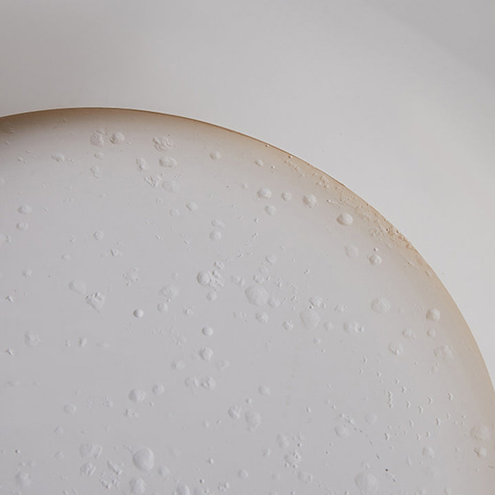 Moderne minimalistische Gips Runde Mond eingebettet LED Wandleuchte Lampe für Flur 