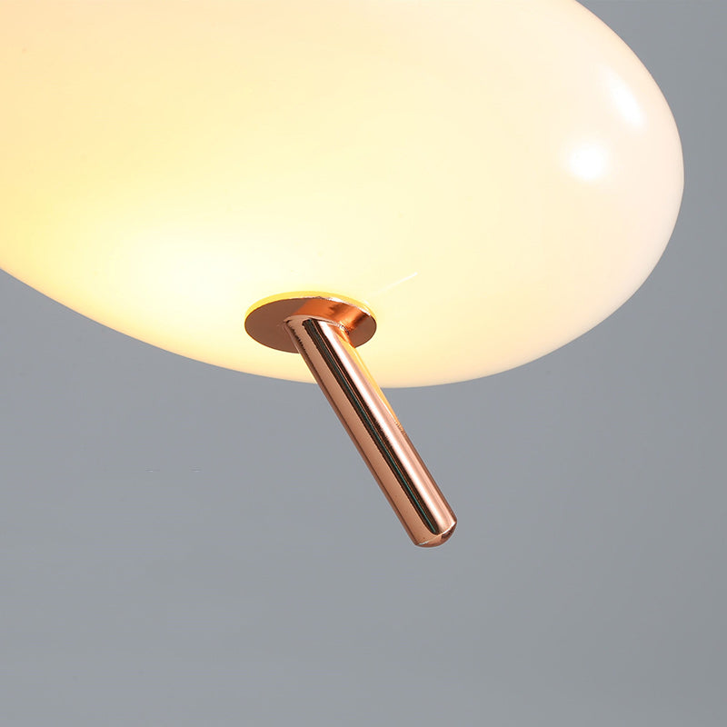 الضوء المعلق LED بمستشعر اللمس من الحديد والحصى PVC النوردي المعاصر لجانب السرير 