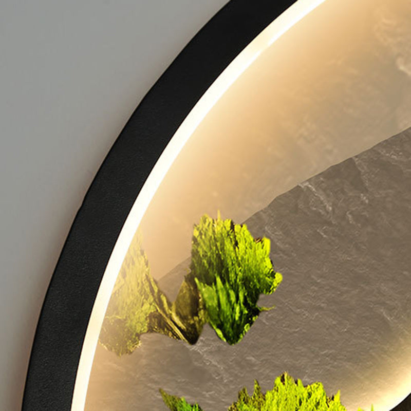Applique Murale LED Ronde en Alliage d&