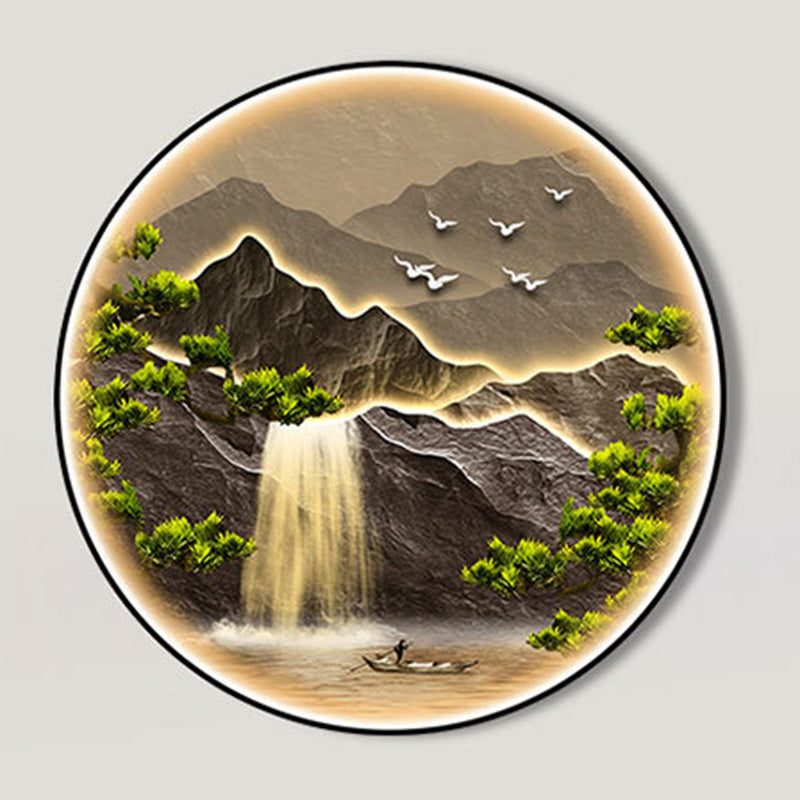 Applique Murale LED Ronde en Alliage d&