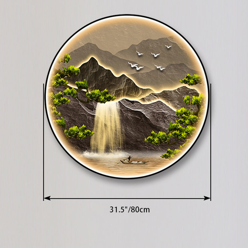 Applique Murale LED Ronde en Alliage d&