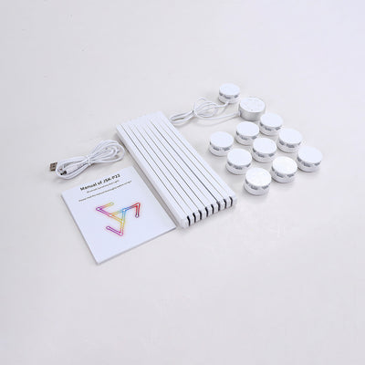 مصباح حائط عصري بسيط بتقنية RGB LED مزين بشريط ABS لغرفة النوم 