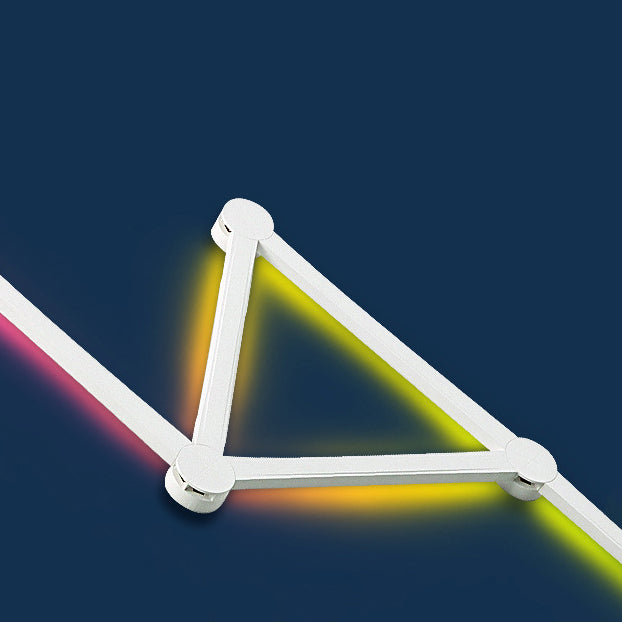Lámpara de aplique de pared LED RGB decorativa de empalme de tiras ABS minimalista moderna para dormitorio 