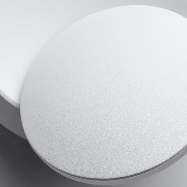 Applique murale LED rotative ronde Eclipse en fer nordique contemporain pour chevet 
