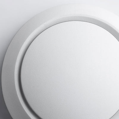 Applique murale LED rotative ronde Eclipse en fer nordique contemporain pour chevet 