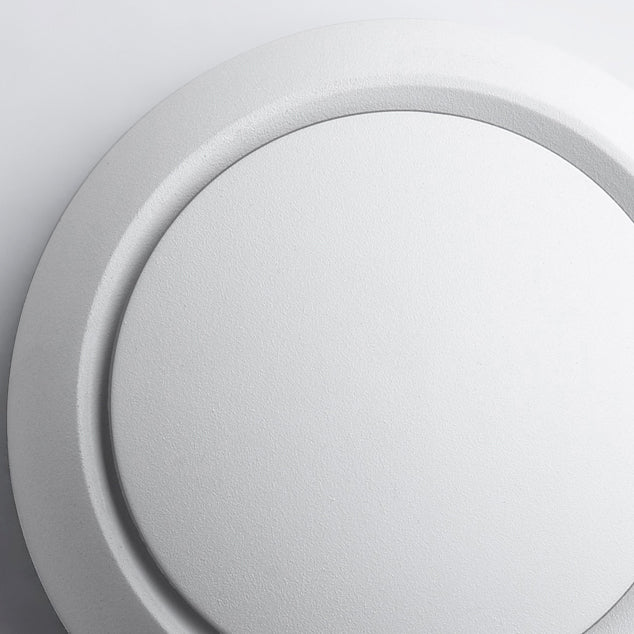 Applique murale LED rotative ronde Eclipse en fer nordique contemporain pour chevet 