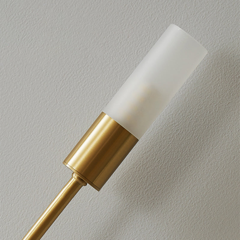 Moderne Einfachheit Eisen Acryl Lange Rohr Streifen 2-Licht Wand Leuchte Lampe Für Nacht 
