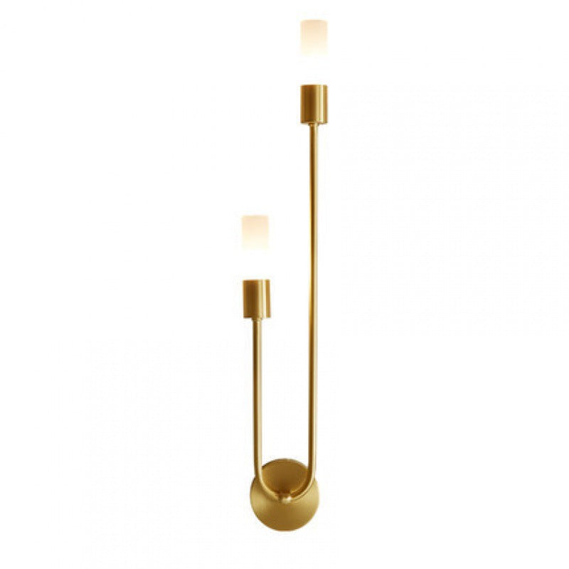 Moderne Einfachheit Eisen Acryl Lange Rohr Streifen 2-Licht Wand Leuchte Lampe Für Nacht 
